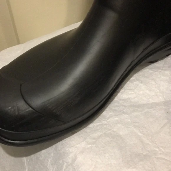 Kamik womens slip in rain boots tall side buckle size 9 black - Picture 8 of 13